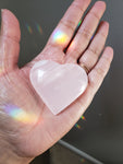 Pastel Pink Manago Calcite Heart